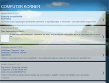 Tablet Screenshot of computerkorner.org